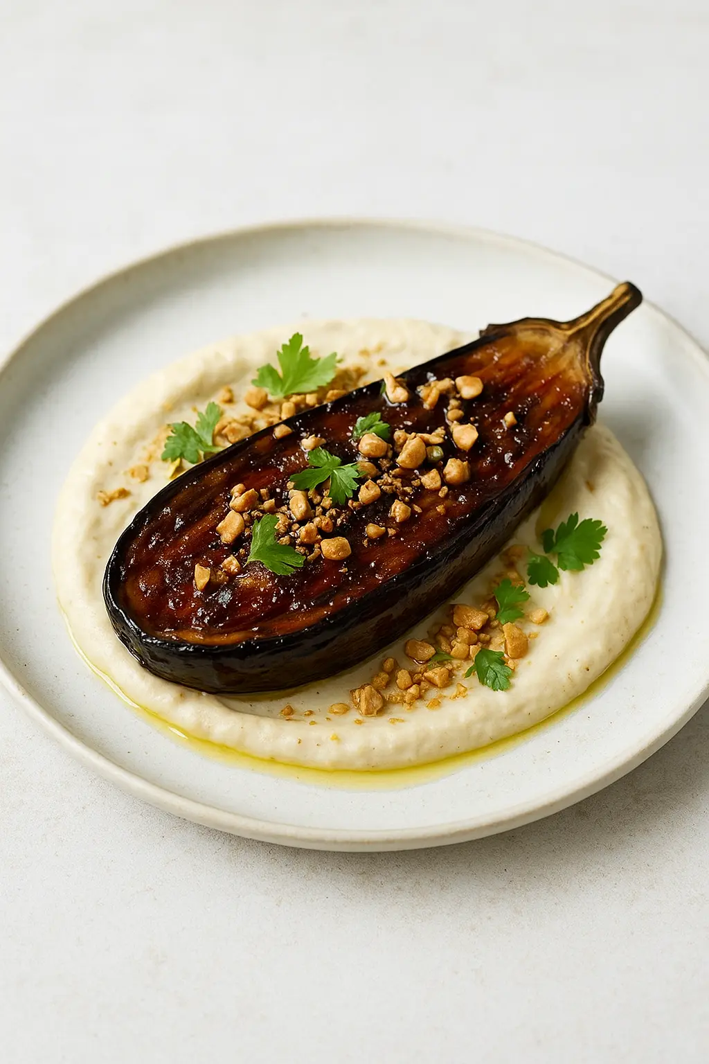 Aubergine confite