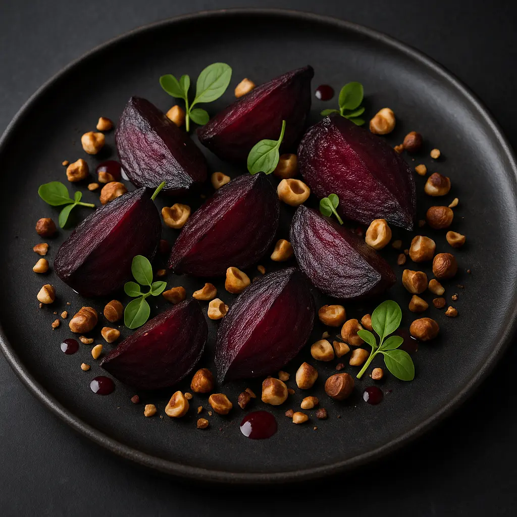 Betteraves rôties au sel