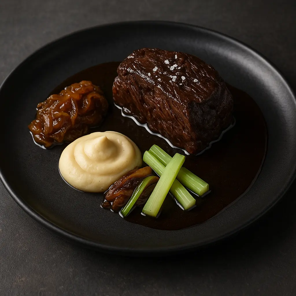 Bœuf confit braisé 6h
