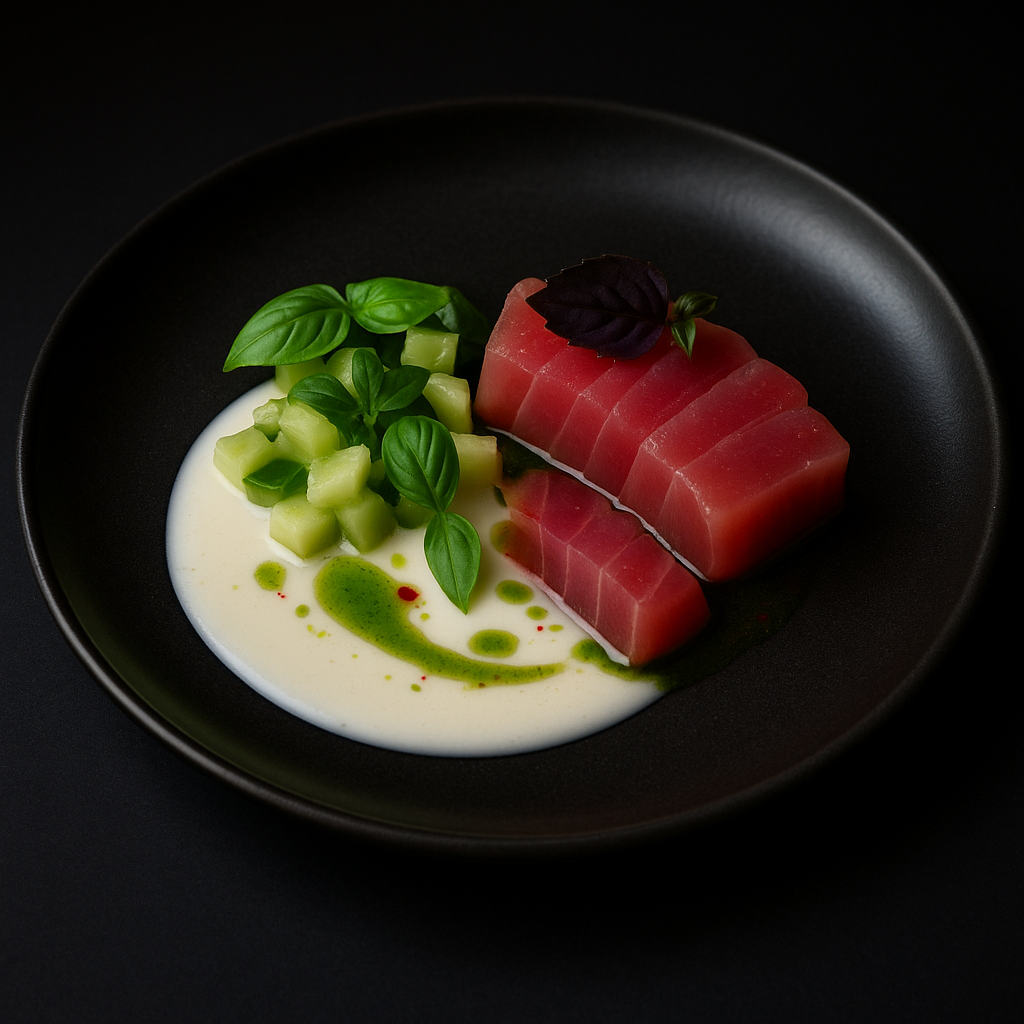 Bonite Crue, Concombre et Lait Ribot