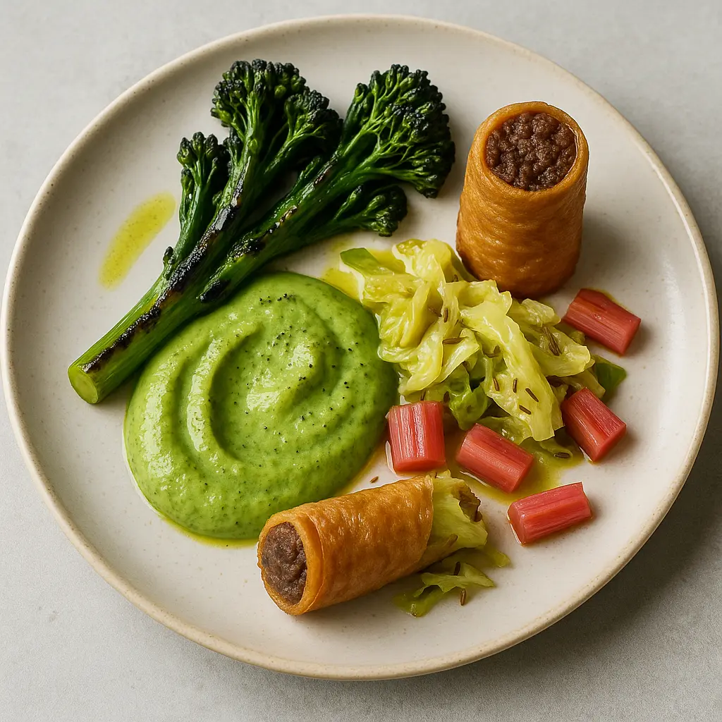 Crémeux brocoli au beurre noisette