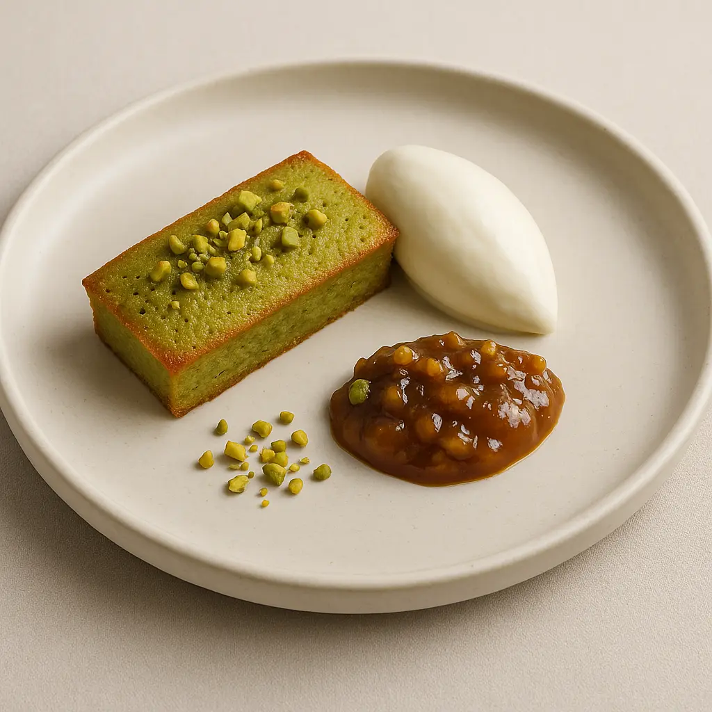 Financier Pistache / Mascarpone / Tamarin