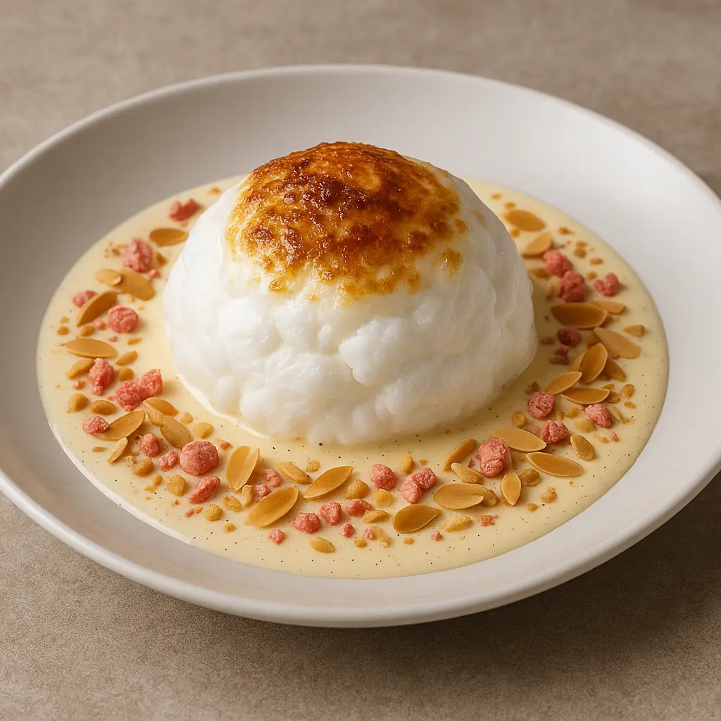 Île flottante caramélisée