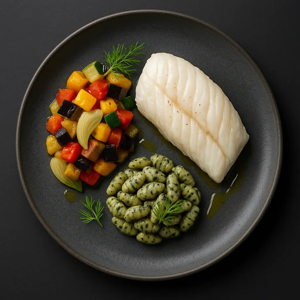 Merlu & derniers légumes d’été