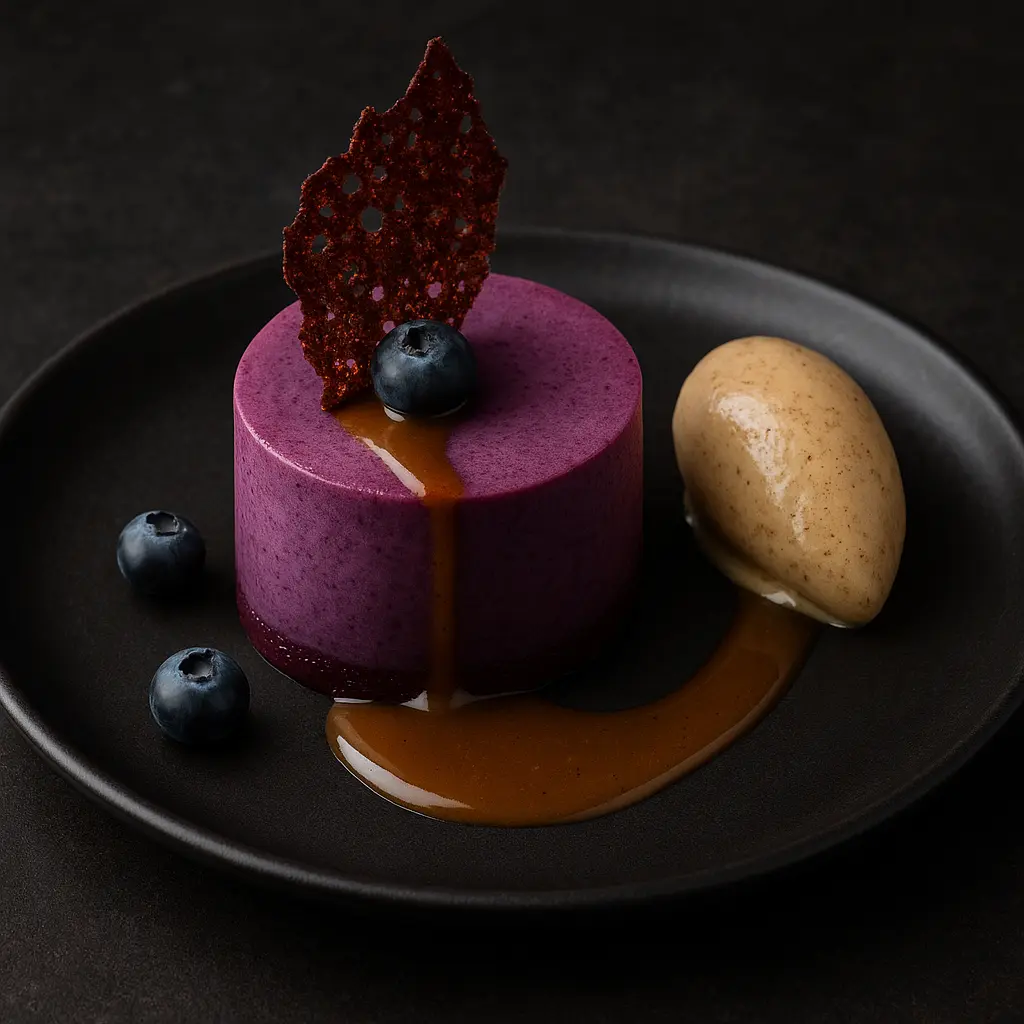 Mousse Myrtille-Pomelos