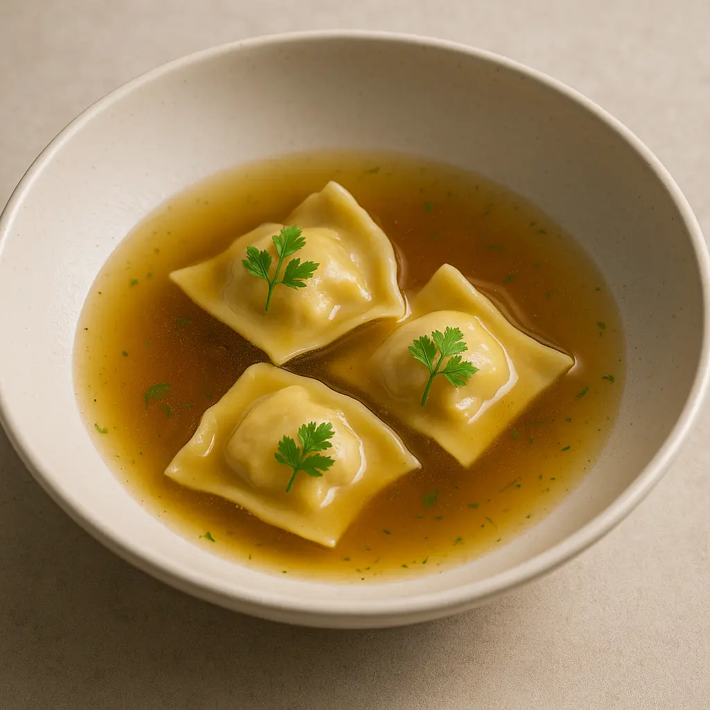 Raviole de Foie Gras de Canard d’Alsace