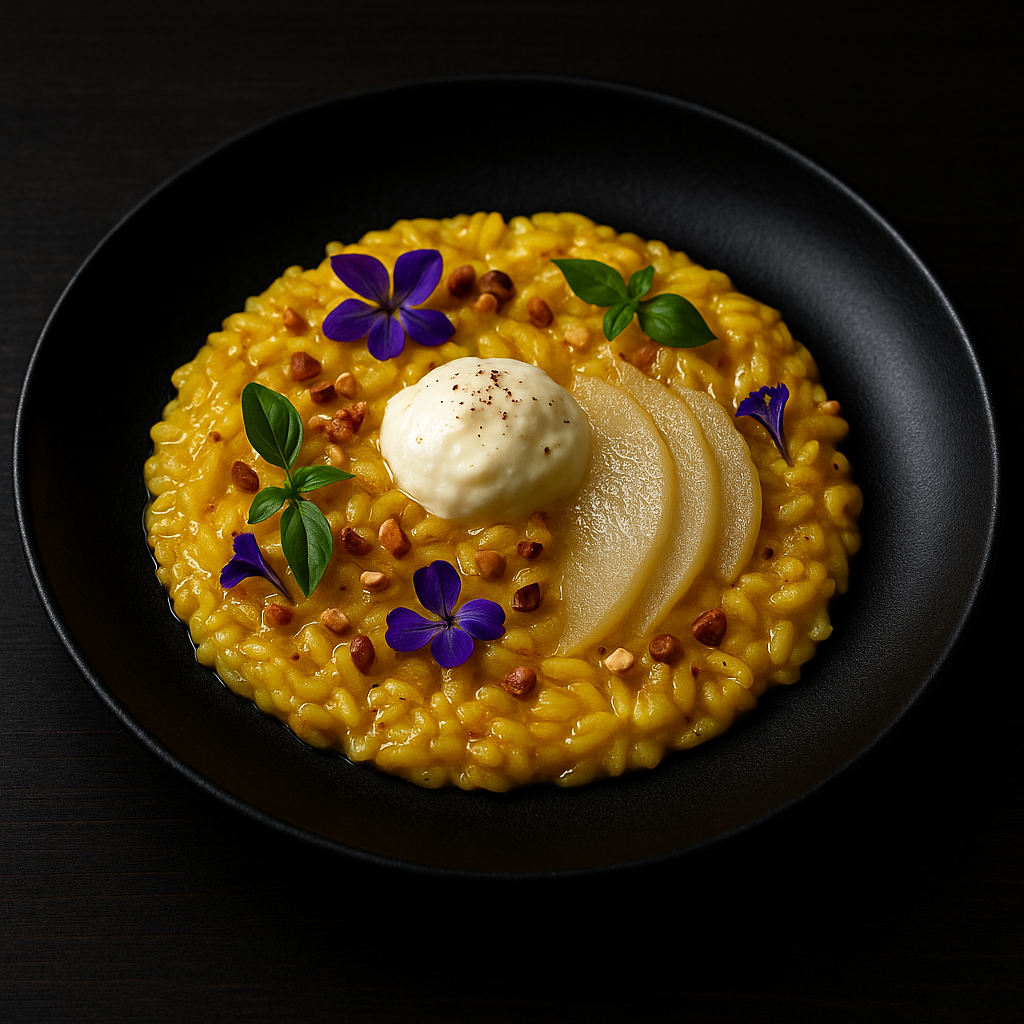 Risotto Crémeux au Safran