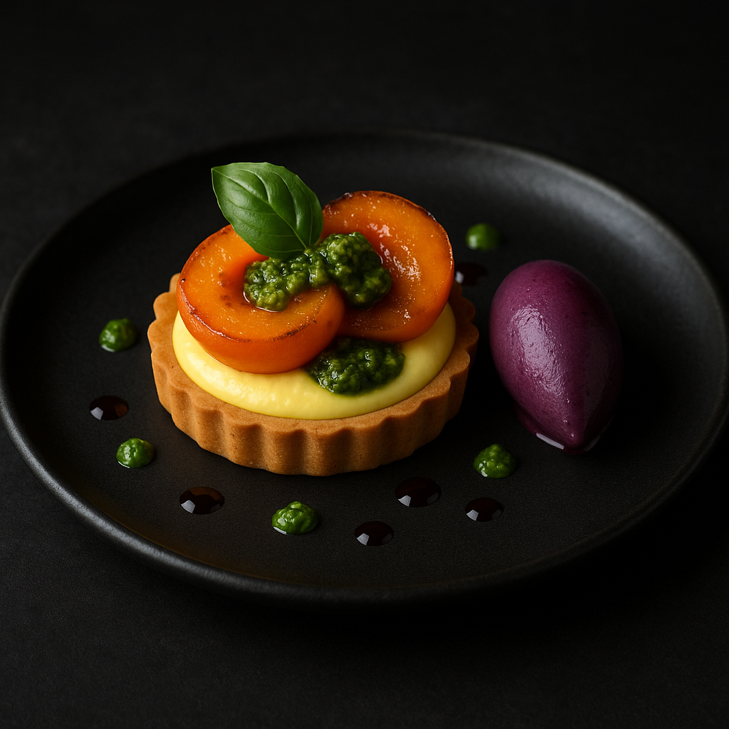 Tartelette Abricot Basilic