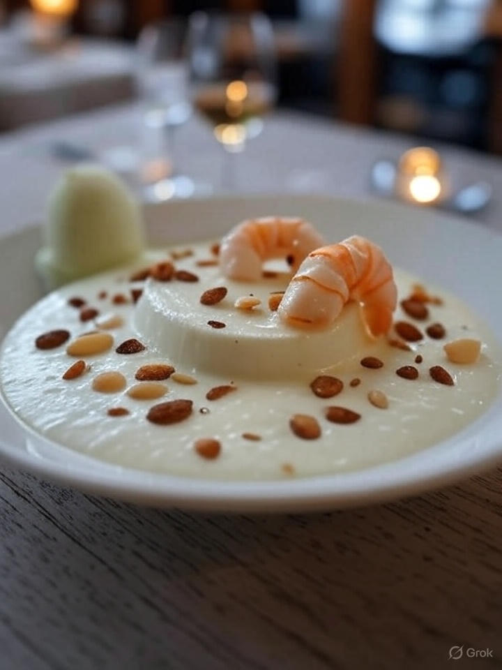 Velouté de Coco aux Langoustines