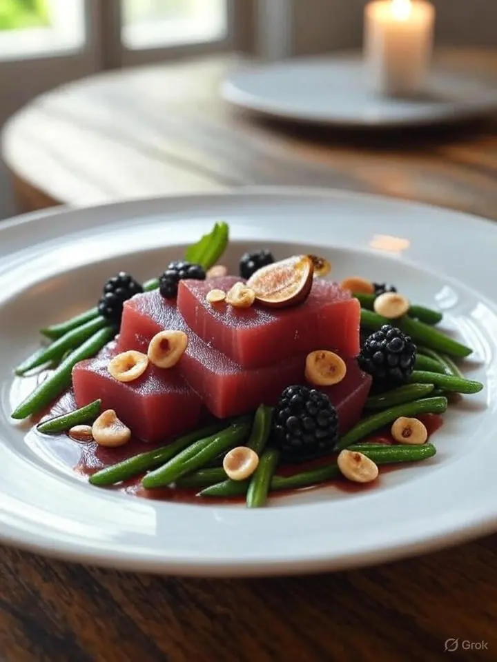 Ventrèche de thon rouge maturée et fumée